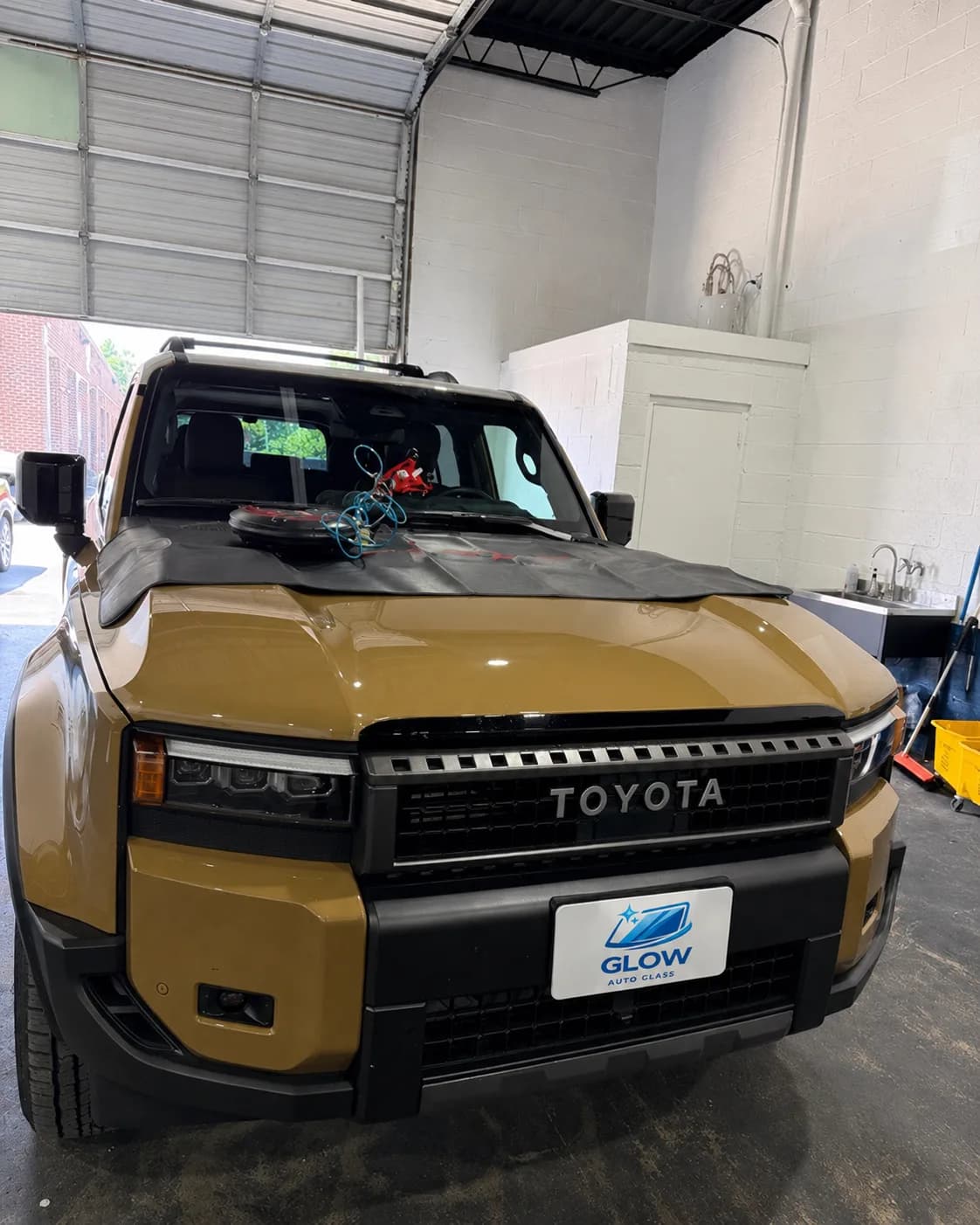 Toyota windshield chip repair at Glow Auto Glass in Glen Burnie, MD